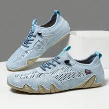 Large Size Hollow Out Men's And Women's Outdoor Casual Summer Breathable Mesh Sports Shoes - Z8808 Brown - View 3