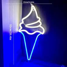 1 件霓虹灯火焰、火箭、牛头、外星人、欢迎霓虹灯，电池或 USB 供电 LED 装饰灯，11x7.36x0.7 英寸（28x18.7x1.8 厘米），适用于桌面、墙面装饰、游戏室、女孩卧室、宿舍、酒吧、庭院、露营、周年纪念、情人节生日派对、节日礼物、万圣节、圣诞节 - 白色 - 查看 32