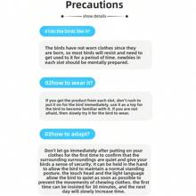 6pcs/1pc Parrot Diapers, Cute Fruit Design, Reusable Washable With Waterproof Lining, Soft Bird Flight Suit, Fits Parakeet, Parrot, Cockatiel, Sun Conure, Cockatoo, Macaw