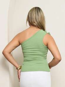 Women's Blouse With Stylish Flower Elegance And Comfort - 薄荷綠 - 查看 3