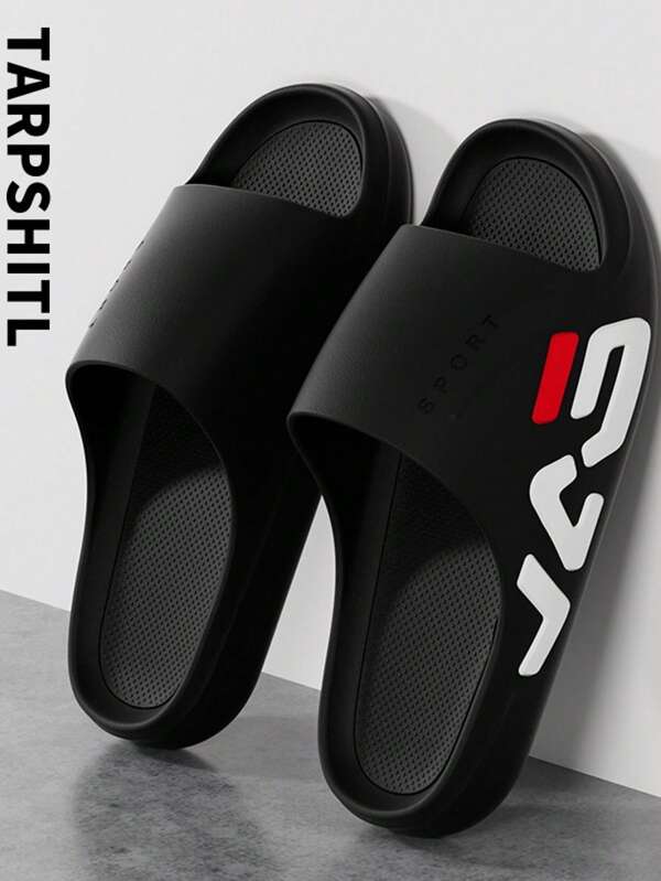 Pantuflas para hombres para interiores, suave suela antideslizante, durable, suela gruesa, sandalias de playa tipo diapositiva, nuevos modelos de verano 2025, calzado de ducha