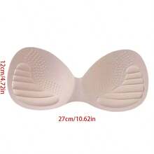 3 件/包女士一体式无钢圈文胸垫，支撑柔软泡沫衬垫罩杯，可替换运动文胸，适合多种场合