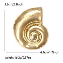 Broche de caracol brillante de moda para mujer, alfiler con diseño de insecto, adecuado para usar con vestido, traje, sombrero, zapatos, bufanda con flor, para banquetes, bodas, vacaciones de verano, joyería