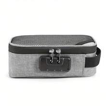 Smell Proof Pouch Bag With Combination Lock Carbon Lined Odor Proof Case Containers For Travel And Home (8x4x2.75inch) - Xám - Xem 4