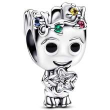 Cuentas amuleto de animal plateadas en plata de ley 925 para pulseras DIY, regalo elegante y de moda para el cumpleaños de la mujer, superventas