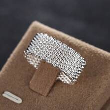 925 Sterling Silber Cut Out Ring für Frauen Mode Charme Hochzeit Verlobungs Schmuck Masche Ringe