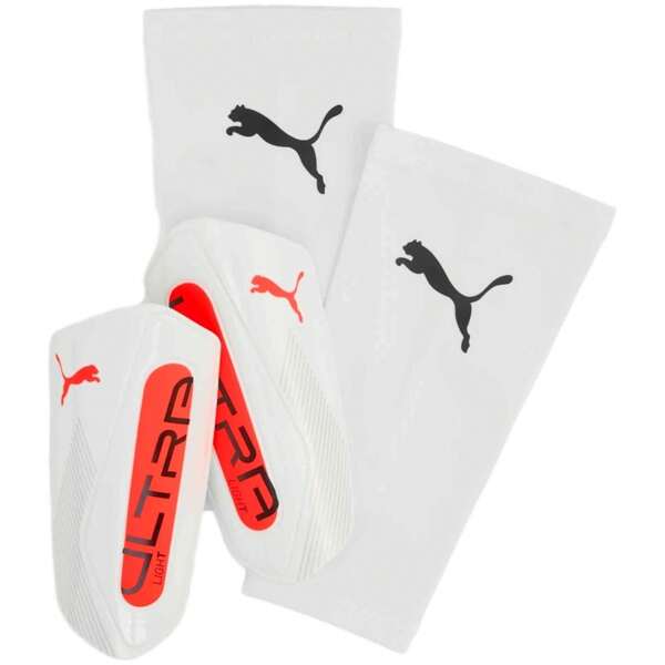 Puma Parastinchi Da Calcio Ultra Light Sleeve per uomo e donna in colore Bianco ✅ Consegna in 3-5 giorni