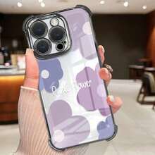 Funda para teléfono 1 funda para teléfono con bolsa de aire con patrón de crisantemo de dopamina a prueba de golpes con bolsa de aire a prueba de golpes en las cuatro esquinas, adecuada para todos los modelos de teléfonos - Dorado - Ver 3