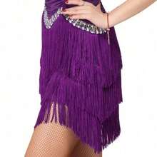 4 Inches Polyester Fringe Trim Lace Tassel Fringe Trimming For Latin Dress Stage Clothes Lamp Shade Decoration DIY