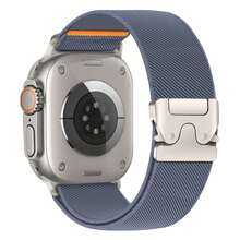 Elastic Sport Bands Compatible With Apple Watch Ultra1/2 Bands 49mm 46mm 45mm 44mm 42mm 41mm 40mm 38mm Men Women,Parachute Buckle Stretchy Nylon Wide Strap Wristband Compatible With IWatch Series 11 10 9 8 7 6 5 4 3 SE 2 1