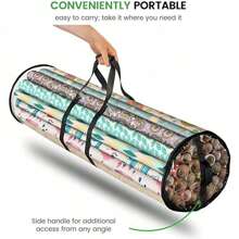 1 Borsa portaoggetti da regalo, busta di imballaggio in PVC, manico nero, contenitore tubolare facile da trasportare. Regali per la festa della mamma, damigelle, laurea, compleanni, matrimoni, Natale, borse portaoggetti trasparenti da regalo, buste di carta da imballaggio per le vacanze, borse da imballaggio regalo con cerniera