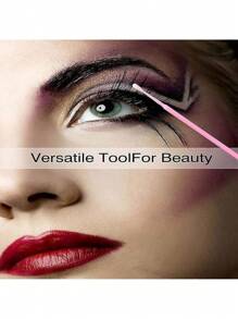 200 Kosmetiksets, 50 axiale rosa Wimperntusche Pinsel, 50 Lippenpinsel, 100 Mini Wattestäbchen, rosa Augen schwarze Wattestäbchen, Lippenpinsel, Kosmetikwerkzeuge