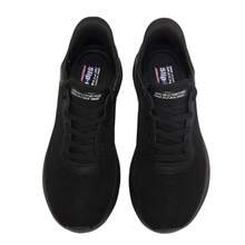 Skechers BOB'S SPORT 女士轻便低帮透气黑色运动鞋，户外步行鞋 117509-BBK - 全黑色 - 查看 4