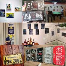 Wallors Vintage Aviation Airplane Decor WW2 Fighter Planes Metal Tin Sign Boys Room Wall Art Decor Military Fan Gifts Man Cave Garage Army Poster - 20*30公分(8*12吋) - 查看 2