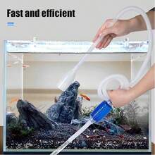 1 件鱼缸换水器、吸水砂砾清洁器、水族箱换水管，多种款式可选 - 彩色 - 查看 4