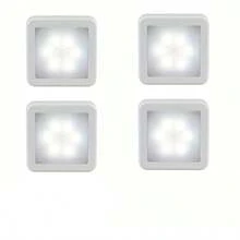 4pcs/2pcs/1pc Wireless Motion Sensor Wall Lights, LED Rechargeable Night Lights, Motion Sensor Lights, Auto On/Off Lighting For Kitchen, Bedroom, Living Room, Hallway - White - View 14