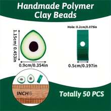 Bộ làm đồ trang sức với 480 hạt đất sét hình trái cây, gói vật liệu tự làm, vòng tay, vòng cổ, hoa tai, móc khóa thiết kế, bộ sáng tạo thủ công nghệ thuật, quà tặng sinh nhật cho bạn gái bạn thân người lớn - 24 lưới trái cây - Xem 3