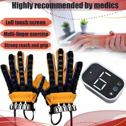 Rehabilitation Robot Glove For Stroke Hand Therapy Equipment,Finger Rehabilitation Trainer Robot Gloves,Stroke Glove,Heated Therapy Equipment For Stroke Fingers.