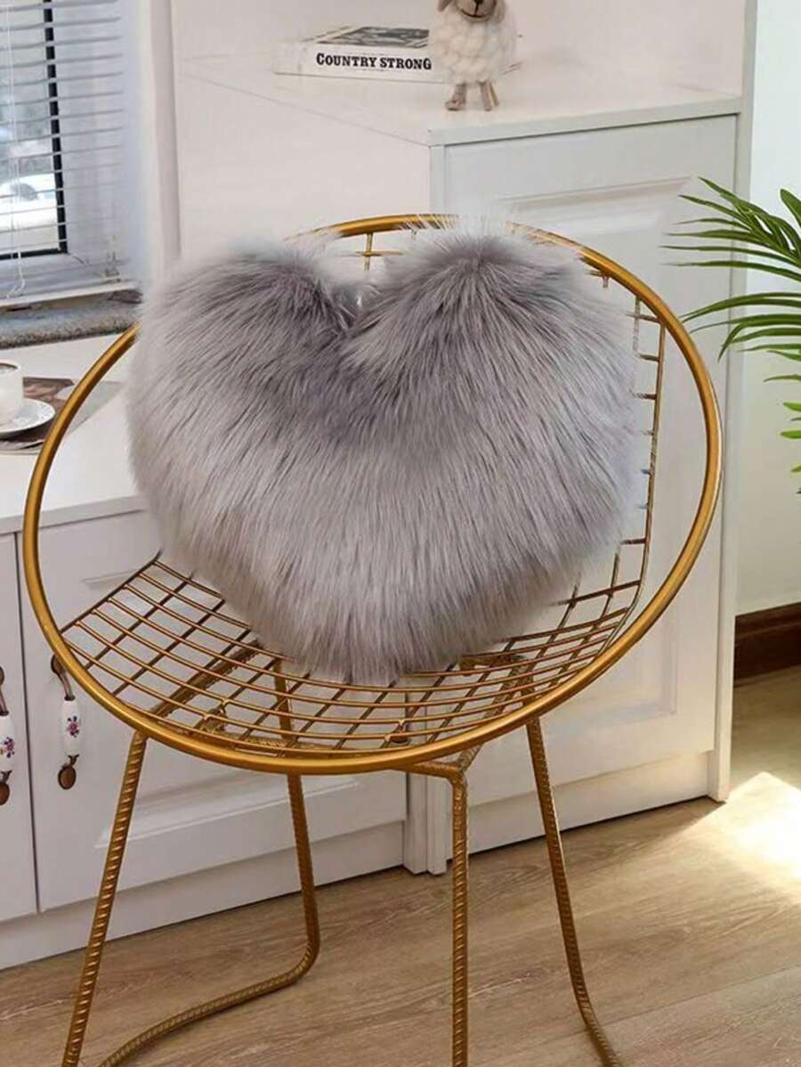 1PC Mini Heart Shaped Plush Pillow, Bedroom, Decoration, Sofa, Car Lumbar Pillow Cushion, Inner Filler