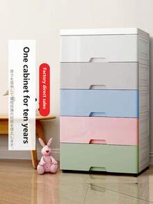 Drawer Cabinet Storage Rack, Home Use Baby Wardrobe Organizer Chest For Clothes Toys Snacks - Multicolor - View 4
