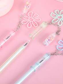 4 支随机漂流瓶中性笔，0.5 毫米，书写流畅，适合返校、办公用品、学习和教师奖励 - 彩色 - 查看 6