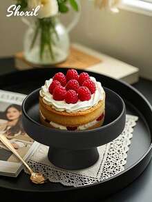 shoxil 1件装宽口矮脚陶瓷甜品碗/干果盘/小吃盘/冰淇淋碗 - 寬口甜點杯 - 查看 4