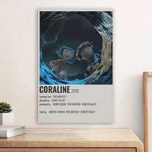 无框复古电影 90 年代房间美学帆布印刷家居装饰海报适用于房间美学墙壁艺术海报 - 彩色 - 查看 1