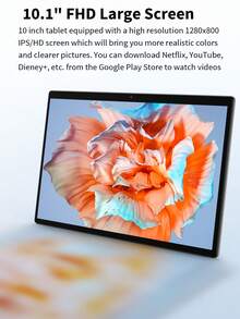 Relndoo 带键盘的 Android 15 平板电脑，2 合 1 平板电脑，带皮套、鼠标、手写笔、键盘、保护膜、电缆的平板电脑，（4GB+20GB）RAM+128GB ROM，A333 四核 2.0 GHz，802.11n Wifi 2.4G/5G 无线，2MP+8MP 双摄像头，10.1 英寸 1280 * 800px 高清触摸屏，6000mAh 长电池寿命，支持 1TB SD 扩展，C 型（无适配器）-黑色