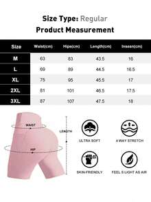 5 Pack Women's Biker Shorts With Pockets,High Waisted Tummy Control,Super Soft,Workout Running Yoga Athletic Shorts,For Gym Yoga Running Summer Clothes,Medium Stretch, Solid Color, All-Season - 5PCS - 查看 6