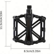 2 piezas de pedales de bicicleta de aleación de aluminio para bicicletas de carretera y de montaña, anchos y duraderos, adecuados para bicicletas de carretera y de montaña, en colores negro, verde y azul
