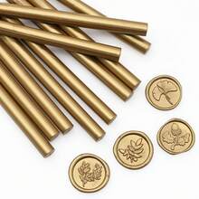 10Pcs/Box Sealing Wax Sticks, Wax Seal Sticks, Glue Gun Sealing Wax Sticks For Wedding Invitations, Letter, Envelope, Cards And Crafts - Multicolor - View 21