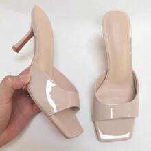 Women Heeled Sandals - Beige - View 3
