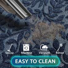 ¡RecomendadoBulijojo - Felpudo de entrada para interiores y exteriores, duradero y resistente, tapete de bienvenida de goma natural gruesa, absorbente, antideslizante, alfombra de entrada fácil de limpiar, 17 x¡Top de Temporada - Hojas verdes - Ver 5
