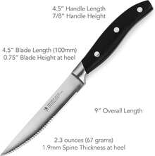Henckels Forged Contour 8-Pc Steak Knife Set - Black - Black - View 3