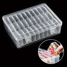 1 Set Of 12/15/20/30 Pcs (2.17in) Clear Plastic Storage Boxes - Suitable For Beads, Jewelry And Craft Items - Durable Organizational Solution, Perfect Small Gift For Yourself, Students, Friends And Lovers, Jewelry Box For Women Storage Organizer Travel Essentials Back To School Dormitory Storage