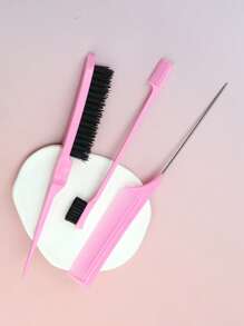 3 peignes en plastique ABS - peignes de coupe, en nylon et de déchirement pour le salon et la maison - indispensables pour l'été, les festivals et toutes les saisons - disponibles en plusieurs couleurs, brosses à cheveux, peignes, outils capillaires, produits capillaires et accessoires pour les salons de coiffure et les indispensables de beauté pour les voyages