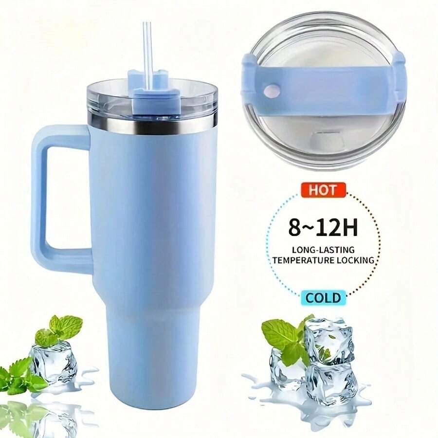 Vaso térmico termo de acero inoxidable calor y frío Morek 40oz vaso deportivo gran capacidad doble pared portátil mantiene temperatura viajes oficina resistente