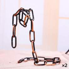 3pcs/2pcs/1pc Glass Vase With Wooden Base And Metal Chain, Luxury Trumpet Succulent Planter, Centerpiece For Modern Living Room, Home Decor Accessory, Hanging Wine Bottle Holder, Stainless Steel Wine Rack Novelty Home Kitchen Gift