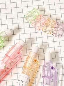 Creative Automatic Peach Shaped Mechanical Pencil, High-Stylish Student Pencil For Campus Study, Perfect For Back To School, Birthday Gift, And Reward - Multicolor - View 4