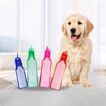 Bottiglia d'acqua pieghevole per animali domestici, cani e gatti, tazza da viaggio all'aperto, bottiglia d'acqua portatile per passeggiare e viaggiare
