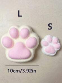 1pc Silicone Cat Paw Toys, Grape Texture, Slow Rebound, Durable, Stress Relieving For Children/Adults To Play With, Perfect For Children/Adults, Holiday/Halloween/Christmas Gifts, Available In Green, Purple, Orange, Blue, Pink