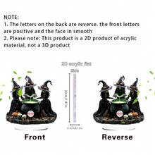 1 pieza Decoración de oficina y hogar de bruja fantástica, regalo único de Halloween, artesanía detallada, accesorios para decorar el hogar en Halloween con ambientación de poción mágica de bruja, casa encantada y fondo de carnaval de terror, decoraciones para eventos festivos, suministros para crear una atmósfera espeluznante