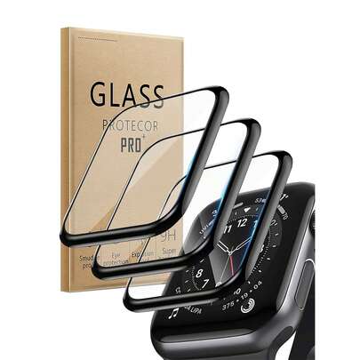 BOLLYMORE 3-Pack Flexible Screen Protector Film For Apple Watch Series 11/SE 3/Ultra 3/38/41/40/44 - Soft TPU Film With Scraper And Cleaning Tool Kit, Bubble-Free Application, Suitable For Fitness/Travel (3H Scratch-Resistant + Anti-Fingerprint Coating)