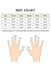 10 件手工指甲杏仁按压指甲黄色法式指甲水果 3D 橙色和花朵艺术渐变设计适合女性女孩美甲用品指甲 - 彩色 - 查看 5