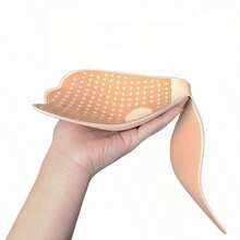 ideaCCSZ حمالة صدر لاصقة بدون ظهر للنساء، من نوع قطعة واحدة، حمالة صدر رافعة للصدر غير مرئية، مناسبة للبكيني وفساتين السهرة بدون أشرطة للأحجام الكبيرة C D E F، حمالات صدر صيفية بدون أشرطة ملابس داخلية نسائية، حمالة صدر لاصقة - متعدد الألوان - مشاهدة 6