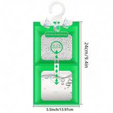 10Pcs/Set Wardrobe Moisture Absorbent Bags, Hanging Dehumidification Bags Anti-Mold And Moisture-Proof Bags, Suitable For Kitchen, Bathroom, Cabinet, Wardrobe, Shoe Cabinet, Car, School, Office, Home, Dormitory, Travel, Home Decoration, Christmas Note: Each Package Contains 50g Of Content ,Dehumidifier For Home