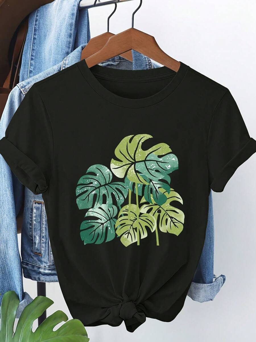 Women T-Shirts - Black - View 1