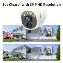 1Pcs Solar Security Camera, 4G Cellular LTE -1296P Full HD Video, 4G Outdoor Camera, Night Vision, APP Remote Surveillance, 2-Way Voice Intercom, Motion Detection, Real-Time Alerts For Farms & Remote Areas, 3MP HD, 4G VSIM Card - 白色 - 查看 7