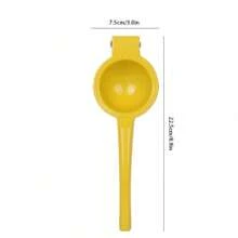 1 件装柠檬榨汁器手动水果榨汁机家用厨房榨汁工具柠檬榨汁器 - 黃色 - 查看 11