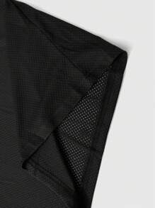 Lonblece 1pc Casual Numeric & English Letter Print Quick-Dry Round Neck Sleeveless Tank Top, Sports Style, Spring/Summer